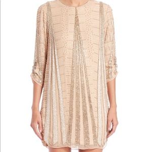 Gorgeous beaded Parker Black Dress - Size 8